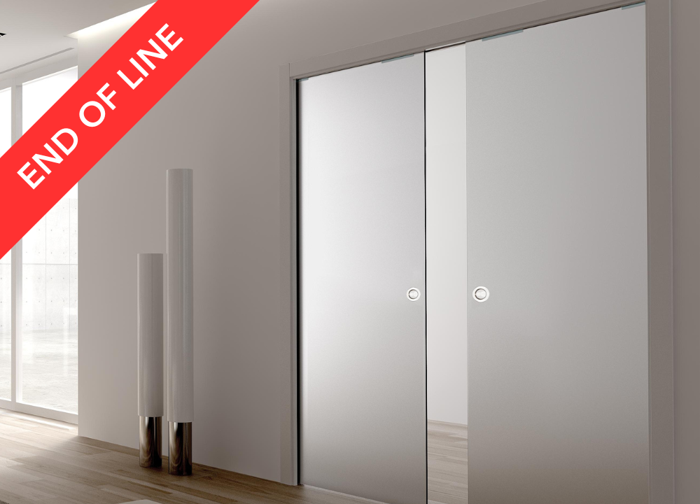 8mm Glass Double Pocket door system