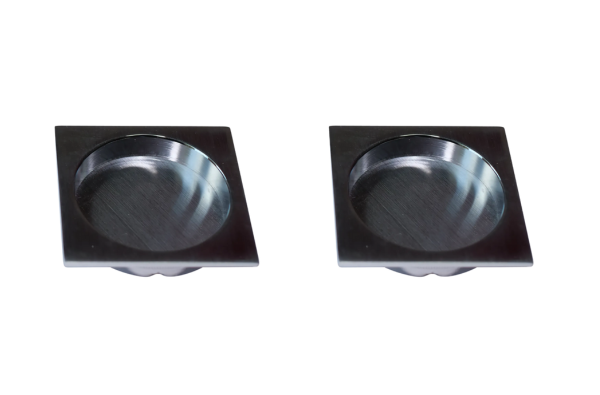 Square Flush Pull Handle Set For Sliding Pocket Door