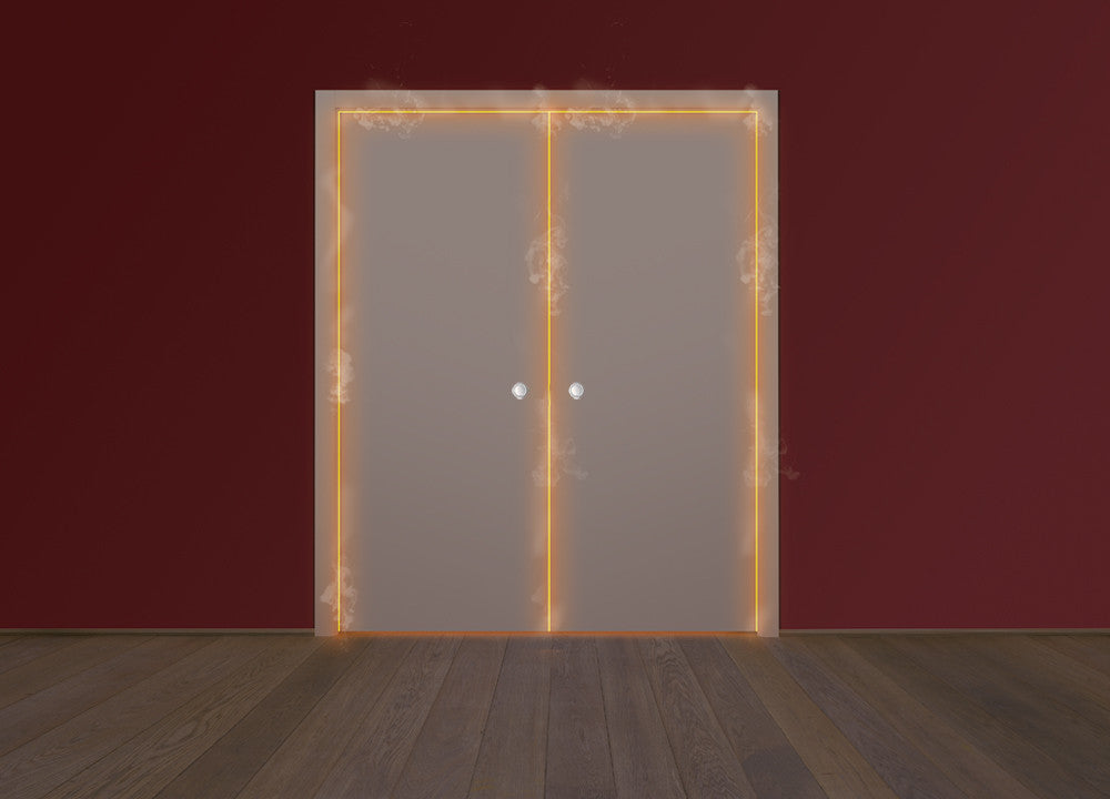 ECLISSE Classic DOUBLE FIRE-RATED Pocket Door System- FD30