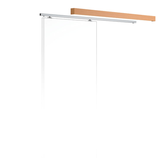 Wall Mounted Sliding Door Kit and Pelmet- 2m Track- Paris 2