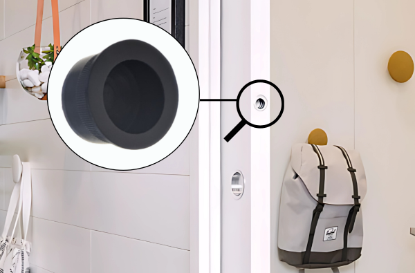Round Door Edge Thumb Pull For Sliding Pocket Door