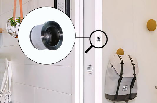 Round Door Edge Thumb Pull For Sliding Pocket Door