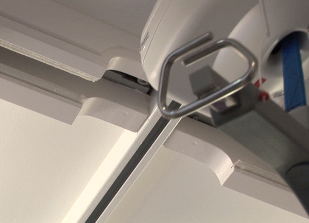 Close up of Classic Hoist Pocket Door System