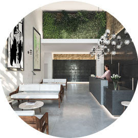 Eclisse supply the Taper Building apartments with pocket door systems to create layouts with perfect proportions.