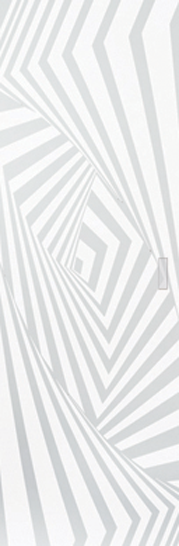 Syntesis® Flush Glass Pocket Door System Patterned AVALON