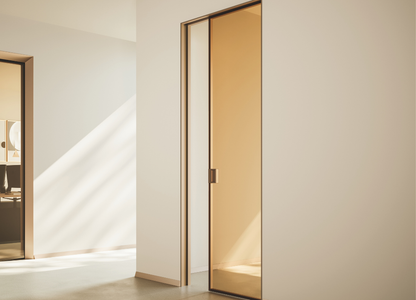 ECLISSE VetroLuxe: Aluminium Framed Glass Pocket Door