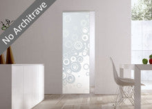 Syntesis® Flush  Glass Pocket Door System Patterned STAMPE2