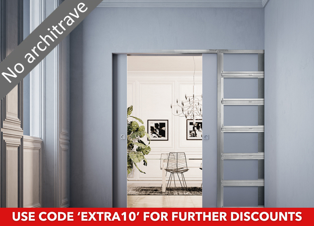 END OF LINE: Syntesis® Flush DOUBLE Pocket Door System