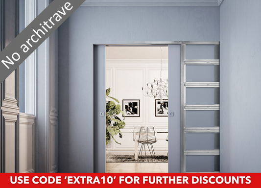 END OF LINE: Syntesis® Flush DOUBLE Pocket Door System