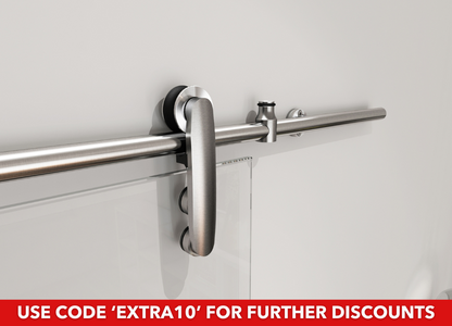 Vetroglide TECH Sliding Glass Door System - Track and Handle Only