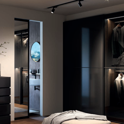 ECLISSE VetroLuxe: Aluminium Framed Glass Pocket Door