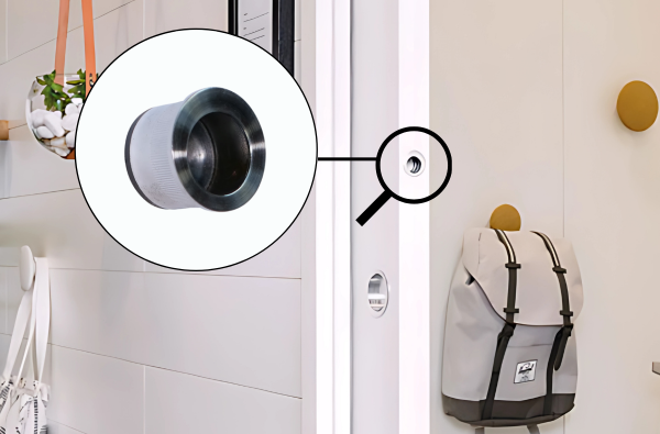 Round Door Edge Thumb Pull For Sliding Pocket Door