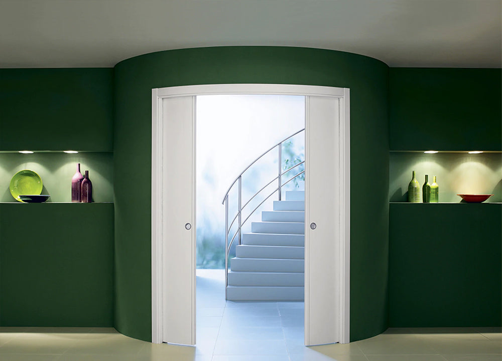Curved Pocket Door System Double