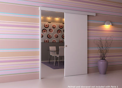 Wall mounted sliding door kit
