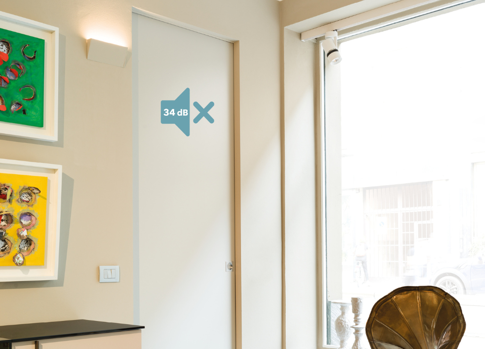 Syntesis Flush Single Acoustic Pocket Door System